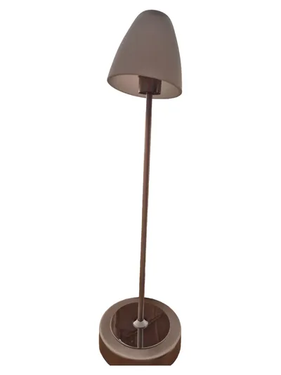 Brilliant 72247 Tischleuchte Modern Metall Silber 40cm