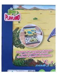 Playland Magnetspielzeug Dinosaurier Magnetbausteine Lernspiel Puzzle Kinder 2