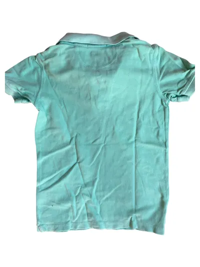 GAASTRA Poloshirt Kinder Gr. 128 Grün Baumwolle Kurzarm Freizeit Polo