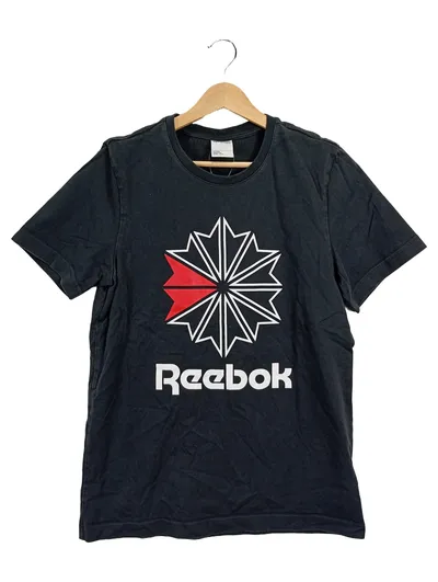Reebok Herren Sport T-Shirt Logo Print Schwarz Gr. 48/M