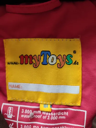 myToys Kinder Skianzug Mädchen Jacke Hose Gr. 104 Pink Sportlich Outdoor