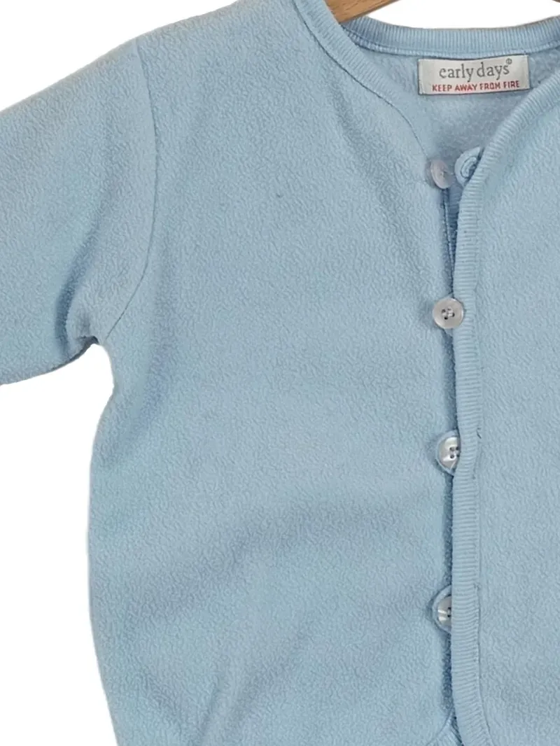Early Days Baby Strickjacke Jäckchen Blau Hasenmotiv Gr. 68 (3-6 Monate) 3