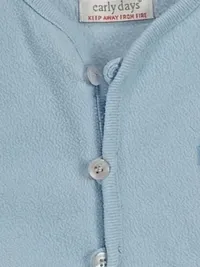 Early Days Baby Strickjacke Jäckchen Blau Hasenmotiv Gr. 68 (3-6 Monate) 4