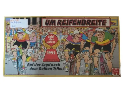 Jumbo Um Reifenbreite Brettspiel Spiel des Jahres 1992 Radrennen