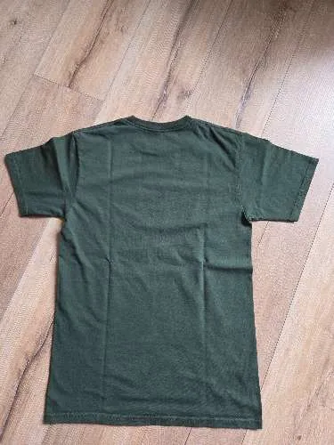 Vans Herren T-Shirt Gr. S Grün Logo-Print Classic Streetwear