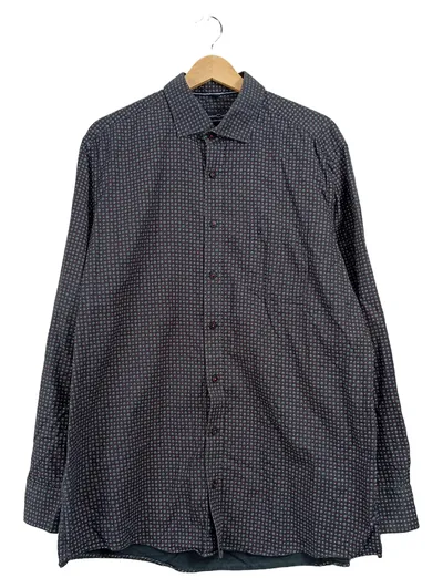 CASAMODA Herren Business Hemd Langarm Comfort Fit Gr. 43/44 XL Grau