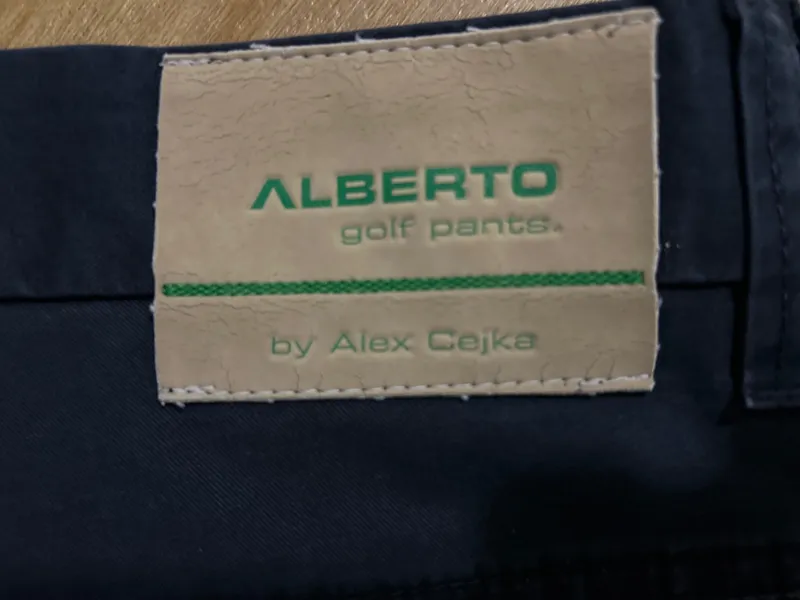 ALBERTO Golfhose Herren 98 Blau Sportlich Baumwolle Elasthan 4