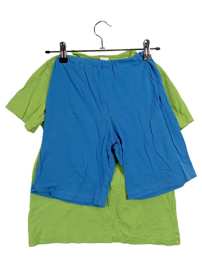 Schiesser Kinder Schlafanzug 100% Baumwolle Tiermotiv Gr. 128 Frühjahr