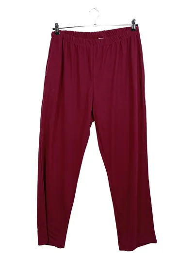 Feel Good Damen Stoffhose Bordeaux Rot Gr. 48/50 XL Elastisch