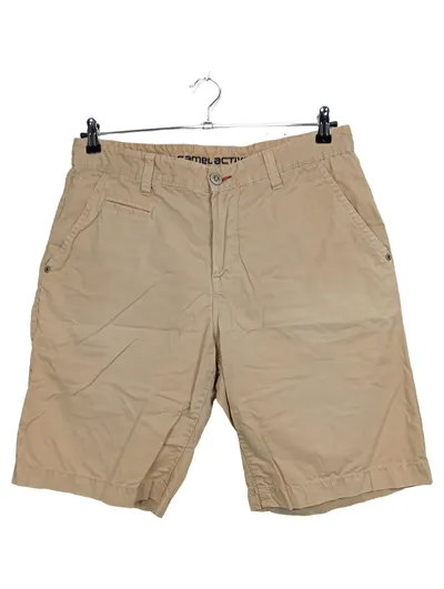 Camel Active Herren Shorts Beige Gr. 50 Casual Baumwolle Sommer Bermuda