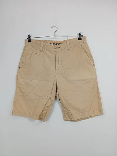 Camel Active Herren Shorts Beige Gr. 50 Casual Baumwolle Sommer Bermuda