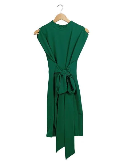 Closet London Damen Etuikleid Gr. 38 M Elegant Grün Business