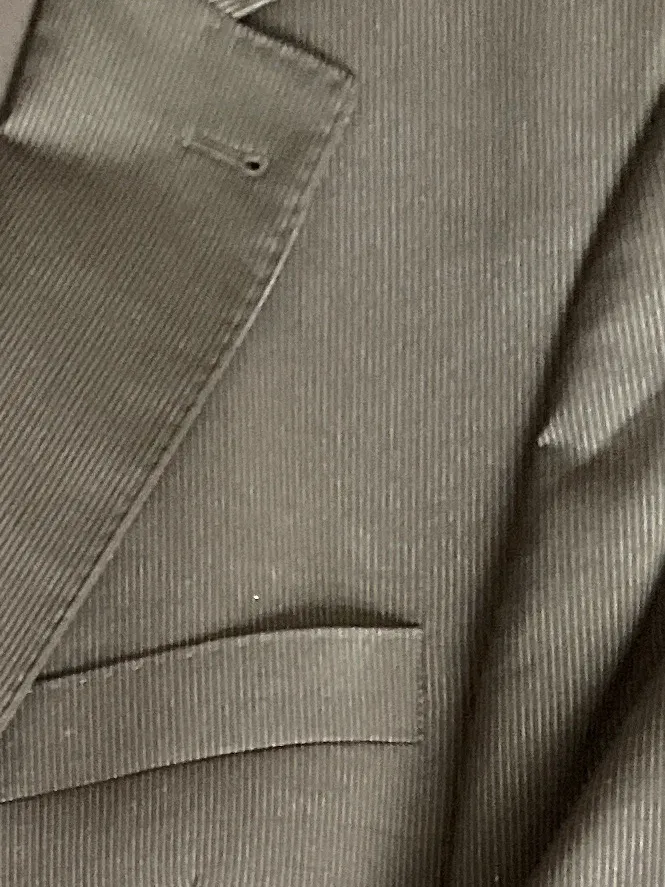 Carl Gross Herren Business Anzug Gr. 25 Sakko Hose Braun Wolle 2