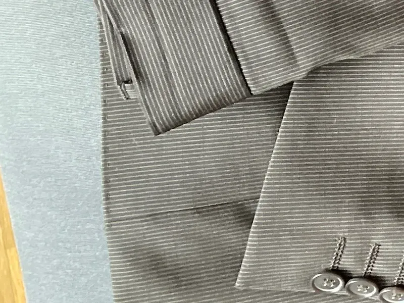 Carl Gross Herren Business Anzug Gr. 25 Sakko Hose Braun Wolle 3