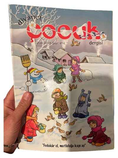 Diyanet Çocuk Dergisi Januar 2015 Ausgabe 414 Winter Kinder Natur