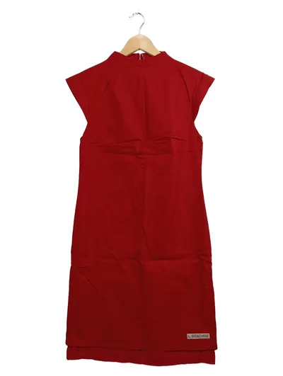 SISTAZWEAR Businesskleid Damen Rot Gr. 34/XS Kurzarm Elegant
