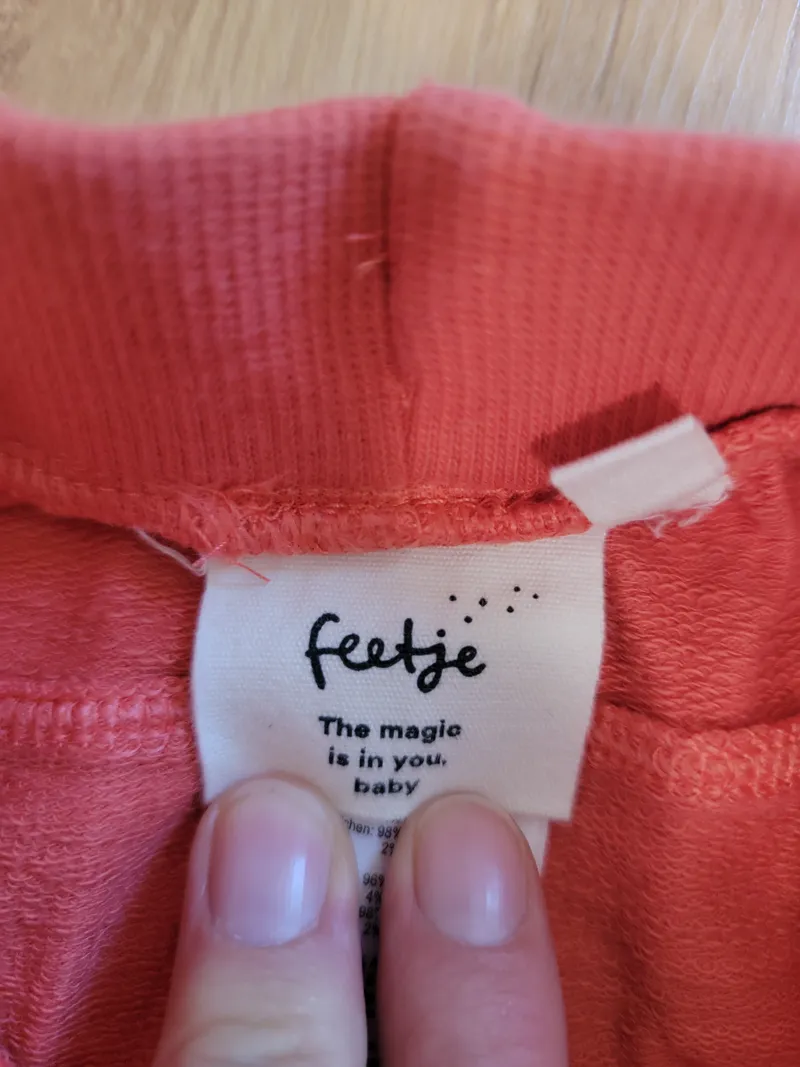 Feetje Shorts Mädchen Gr. 74 Orange Casual Baumwolle Sommerhose 5