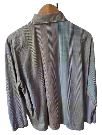 CLOSED Herren Leichte Jacke Hemd Gr. M/48 Kariert Mehrfarbig Baumwolle