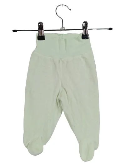 KANZ Baby Hose mit Füßen Strampler Gr. 56 Grün Baumwolle Komfortabel