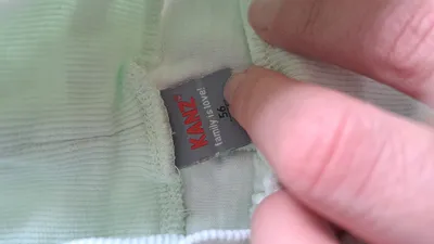 KANZ Baby Hose mit Füßen Strampler Gr. 56 Grün Baumwolle Komfortabel