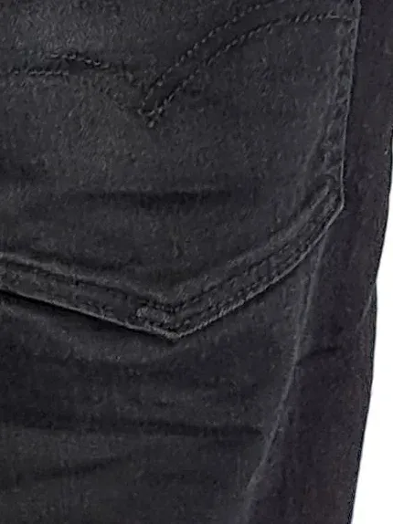 Levi's 512 Herren Jeans Straight Leg Schwarz W36/L32 Baumwolle Stretch 5