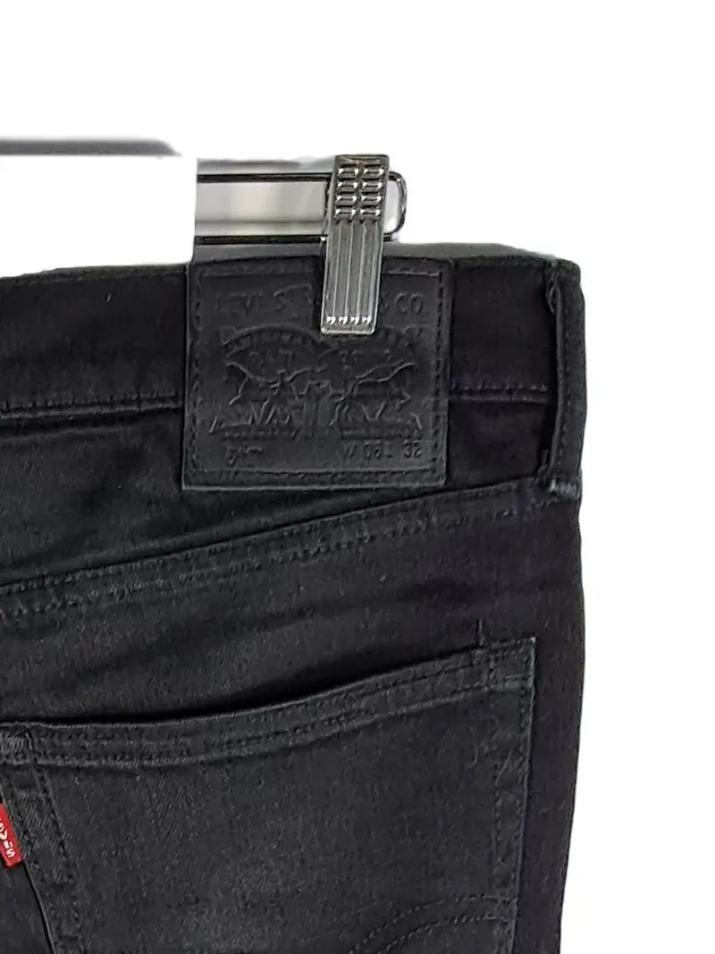 Levi's 512 Herren Jeans Straight Leg Schwarz W36/L32 Baumwolle Stretch 6
