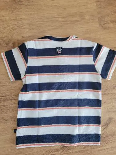 Feetje Baby Jungen T-Shirt Gr. 74 gestreift mit Palmenstickerei
