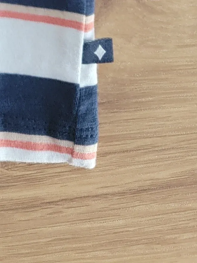 Feetje Baby Jungen T-Shirt Gr. 74 gestreift mit Palmenstickerei 5