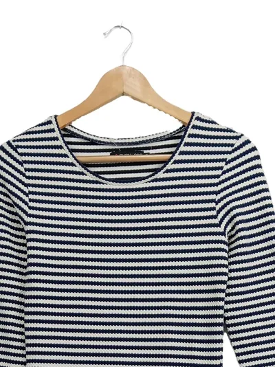 Even & Odd Damen Freizeitkleid gestreift Gr. 38/M Blau Casual