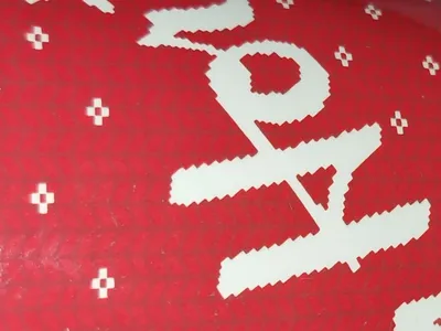 Tim Hortons Kaffeebecher Tasse Rot Weihnachtlich Strickmuster Porzellan Limited