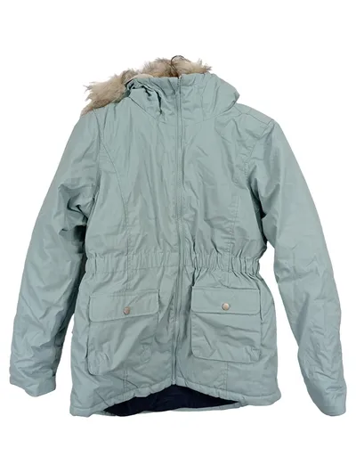 Ernsting's family Kinder Winterjacke Mädchen Gr. 164 Blau Casual Herbst/Winter