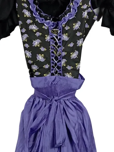 Tramontana Dirndl Kleid Damen Gr. 38 Lila Traditionell Festlich