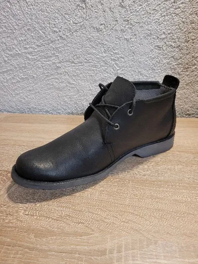 Timberland Herren Stiefelette Outdoor Gr. 42 Schwarz Leder Schnürschuhe