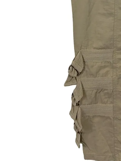 ZABAIONE Cargohose Damen Baumwolle Beige Freizeit Gr. W26/34/XS L33