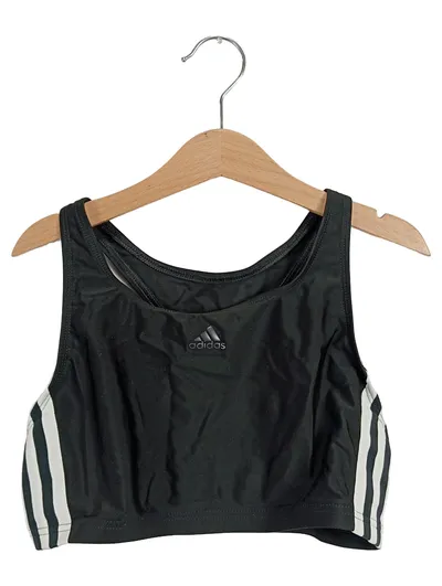 Adidas Damen Sport BH 3 Streifen Schwarz Weiß Gr. 170 Fitness