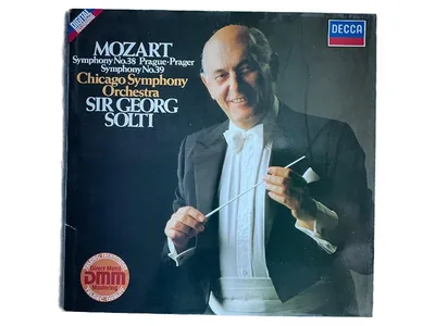 Mozart Sinfonien Nr.38 Prag & Nr.39 Solti Chicago Symphony Orchestra Decca Vinyl