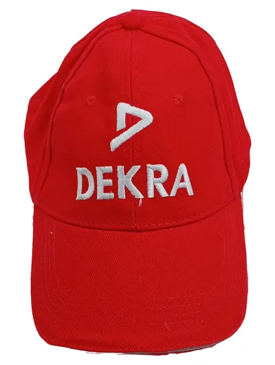 DEKRA Baseball Cap Kappe Rot UNI Herren Damen Sportlich