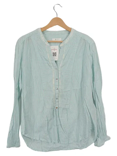 MKT Studio Damen Bluse Gestreift Baumwolle Gr. 42/XL Casual