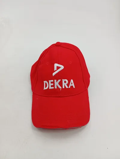 DEKRA Cap Kappe Rot Sportlich uni Basecap Herren Damen Mütze