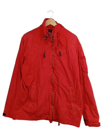 G.I.G.A. DX Herren Outdoorjacke Rot Gr. 50/L Casual Baumwolle