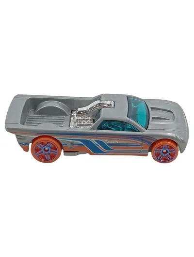 Hot Wheels Bedlam Pickup Truck Grau Orange Spielzeugauto Mattel 2003
