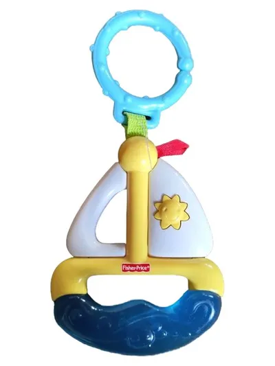 Fisher-Price Greifling Boot Baby Spielzeug Maritim Kunststoff Mehrfarbig